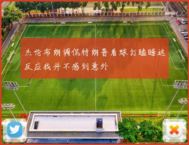 杰伦布朗调侃特朗普看球打瞌睡这反应我并不感到意外